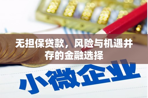 汤阴无担保贷款，风险与机遇并存的金融选择