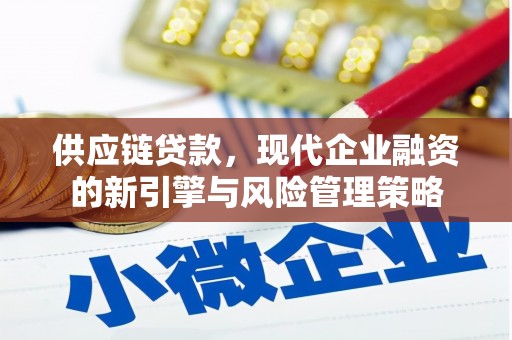 大林供应链贷款，现代企业融资的新引擎与风险管理策略