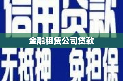 华宁金融租赁公司贷款