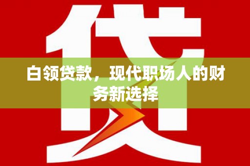 平鲁白领贷款，现代职场人的财务新选择