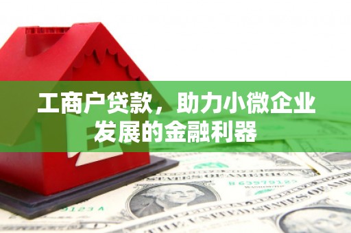 长岛工商户贷款，助力小微企业发展的金融利器