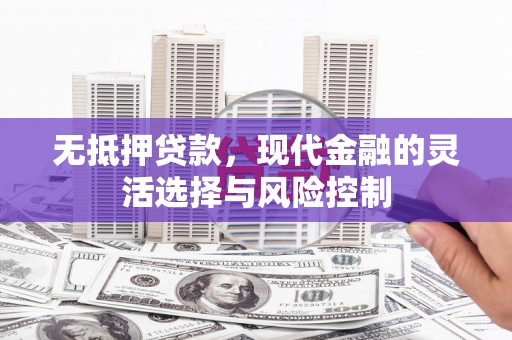 芒市无抵押贷款，现代金融的灵活选择与风险控制