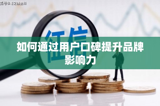 阿莲如何通过用户口碑提升品牌影响力
