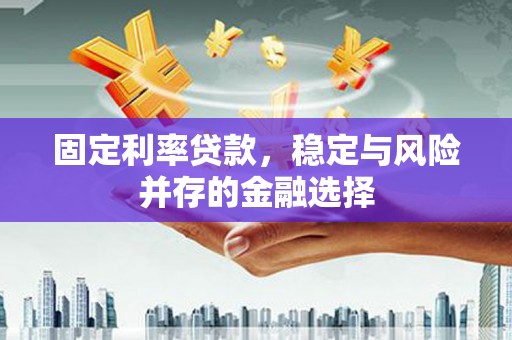 雁塔固定利率贷款，稳定与风险并存的金融选择