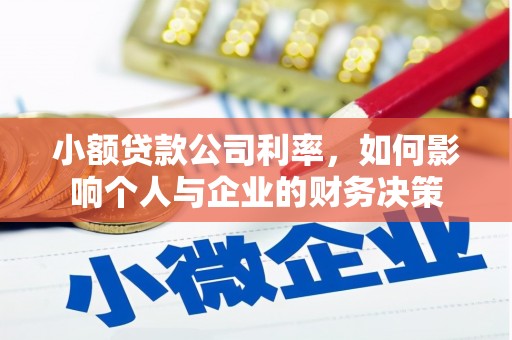 黑龙江小额贷款公司利率，如何影响个人与企业的财务决策