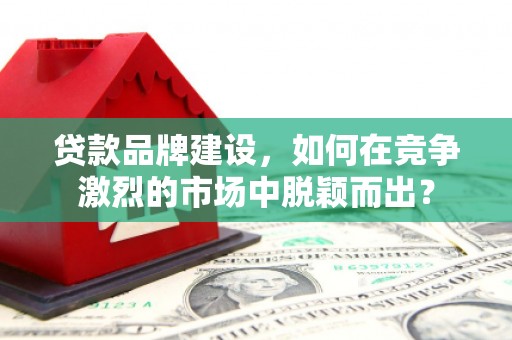 海州贷款品牌建设，如何在竞争激烈的市场中脱颖而出？