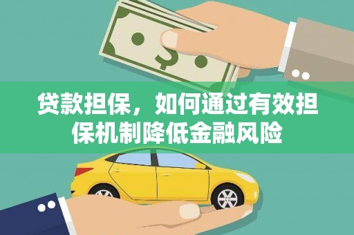 鹿城贷款担保，如何通过有效担保机制降低金融风险
