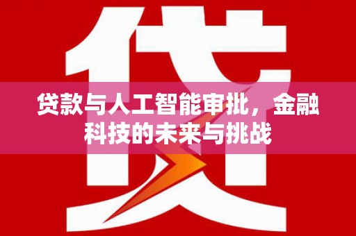 达坂城贷款与人工智能审批，金融科技的未来与挑战