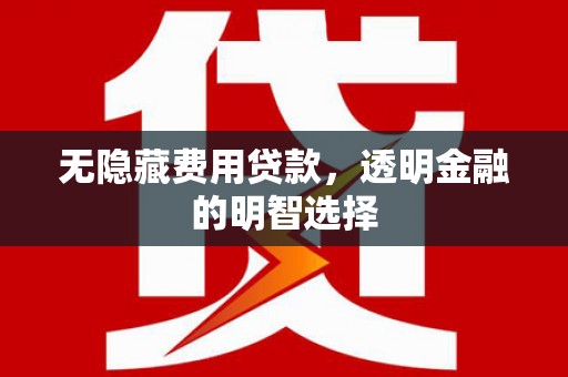 狮潭无隐藏费用贷款，透明金融的明智选择