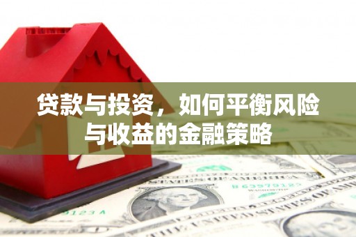 毕节贷款与投资，如何平衡风险与收益的金融策略