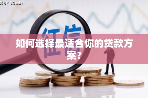 米林如何选择最适合你的贷款方案？