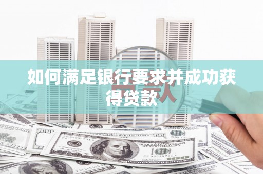 仙游如何满足银行要求并成功获得贷款